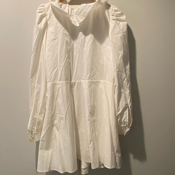 H&M Ruffle Cottage Core Style Tie Cardigan Size 6 - Picture 4 of 5